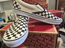 Vans Classic Slip-On Rhinestone Shoes Checkerboard VN000D6YCJKK Sz 11 US 3