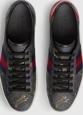 New in Box Gucci ACE GG With Tigers G 14 US 4