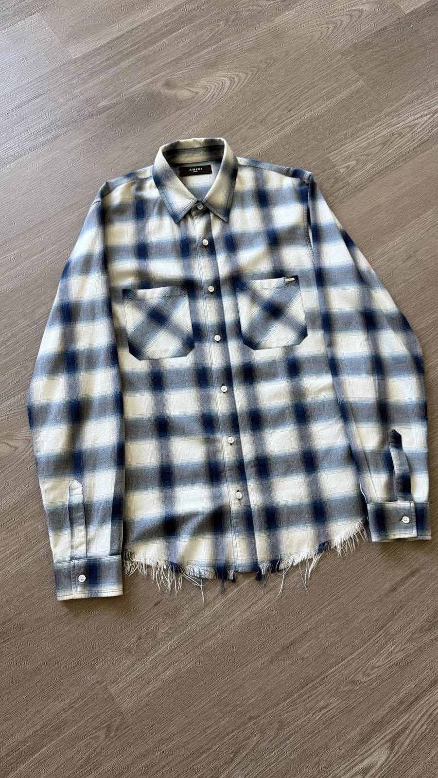 Amiri — Amiri Flannel Button Up — streetwear — resale