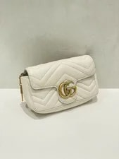 Gucci GG Marmont Chevron Chain Crossbody Auth 4