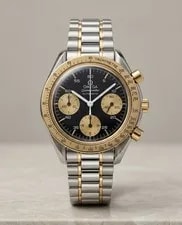 Omega Speedmaster Reduced 175.00.33 Chronograph 18k Gold Automatic Papers 4