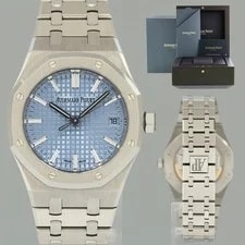 Audemars Piguet — 2026 Papers Audemars Piguet Royal Oak Steel 15550ST.OO.1356ST.08 Tiffany Blue — Watch — resale