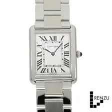Cartier — Cartier Tank Solo LM W5200014 Stainless Steel 24.4mm Silver Dial #RZW249 — Watch — resale