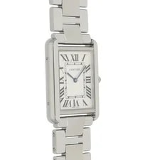 Cartier Tank Solo LM W5200014 Stainless Steel 24.4mm Silver Dial #RZW249 3