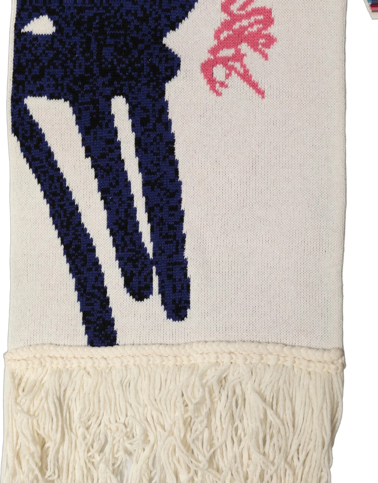 Dolce & Gabbana Graphic Fringed Shawl Scarf 3