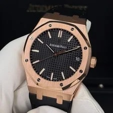Audemars Piguet Royal Oak Rose Gold 41 15500OR Black Dial 2