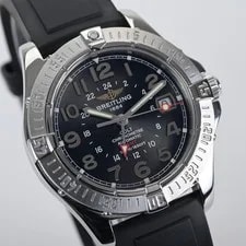 Breitling Colt GMT A32350 Black 40mm Automatic + Box & Papers 3