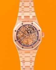 Audemars Piguet — Audemars Piguet Royal Oak 37mm 15467OR Purple Double Balance Wheel Openworked — Watch — resale