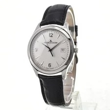 Jaeger-LeCoultre Master Control Date SS Leather ’S Silver Auto New 2