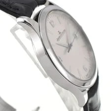 Jaeger-LeCoultre Master Control Date SS Leather ’S Silver Auto New 4