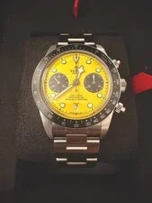 Tudor — Tudor Black Bay Chrono 39 Automatic Bumblebee Date 200m Yellow Dial — Watch — resale