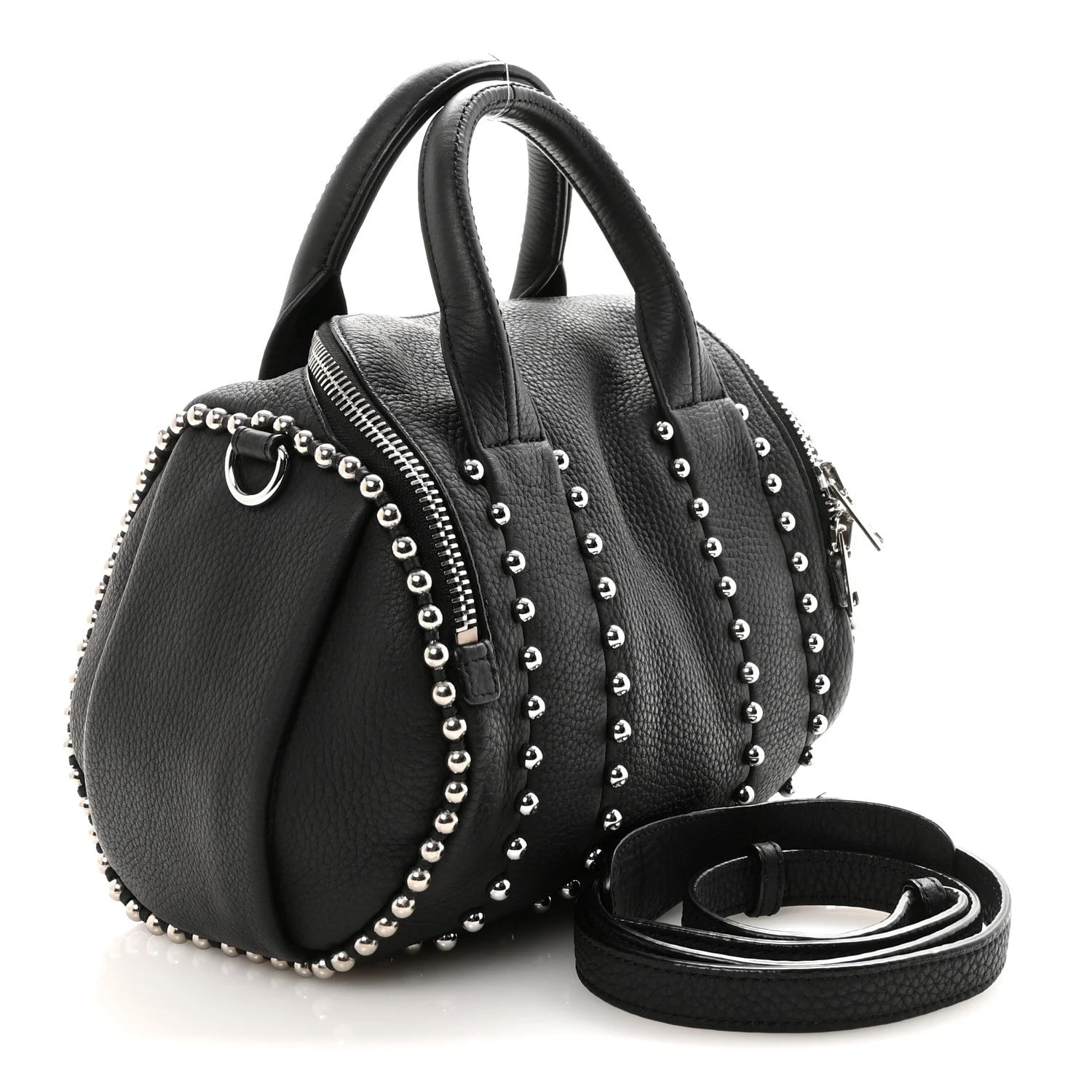 Studded Rockie Matte Rhodium 3