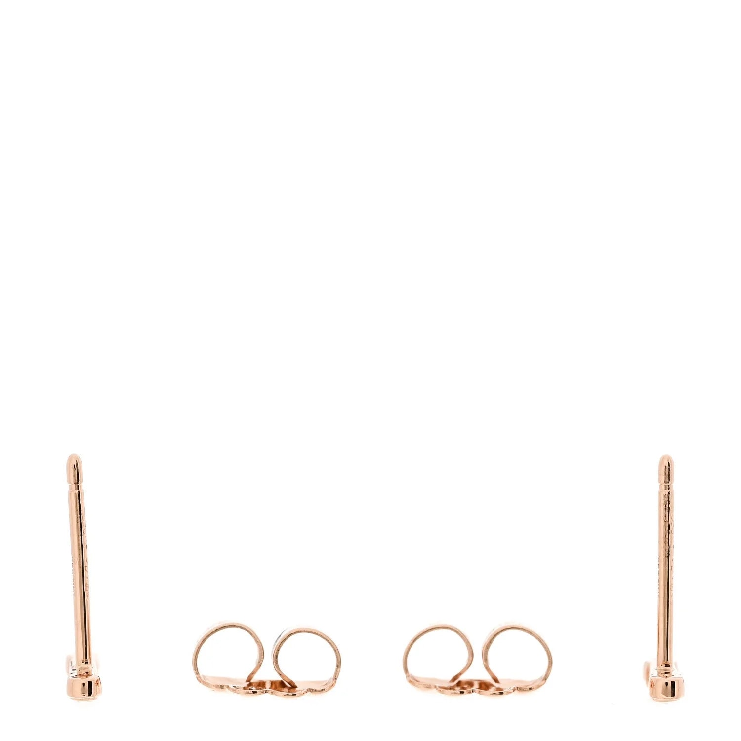 18K Rose Gold Fleur de Lis Key Bar 3