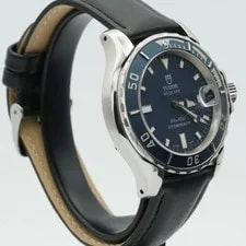 Tudor Hydronaut 89190 Automatic 40mm Steel Leather Black 3