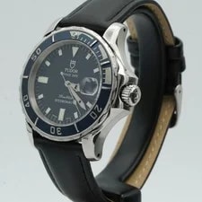 Tudor Hydronaut 89190 Automatic 40mm Steel Leather Black 4