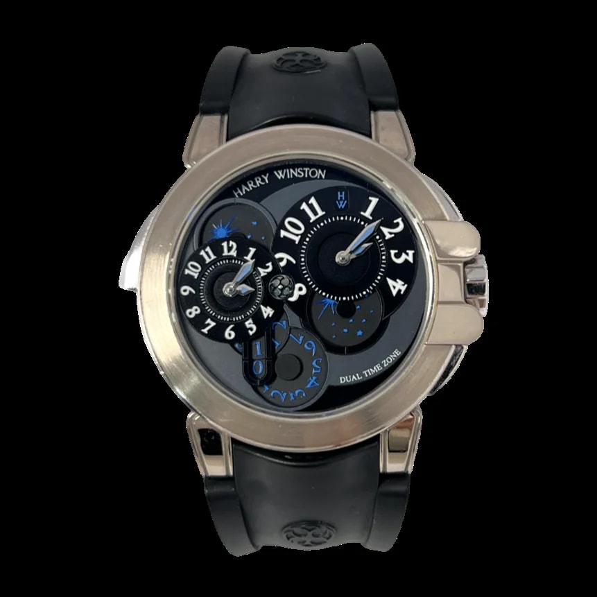 Worldofluxuryus — Harry Winston: Project Z4 Ocean Dual Time Limited Edition `s — Watch — resale