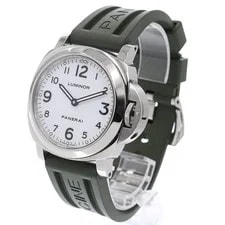 Panerai Luminor Base PAM00114 White Dial Hand Winding Watch_971138 3