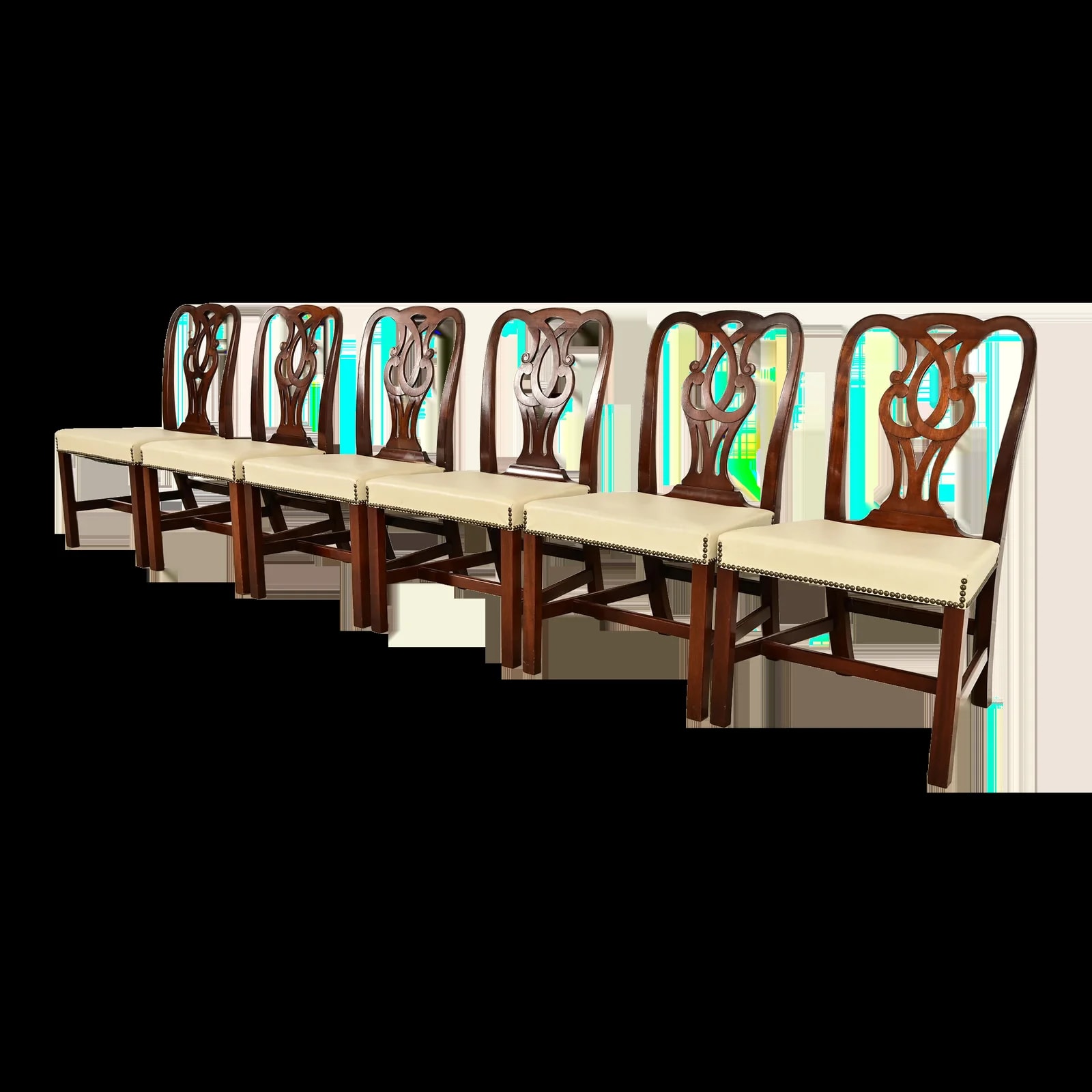 Baker Furniture Company — Baker Furniture Georgian Carved Dining , Set of Six — Furniture — resale