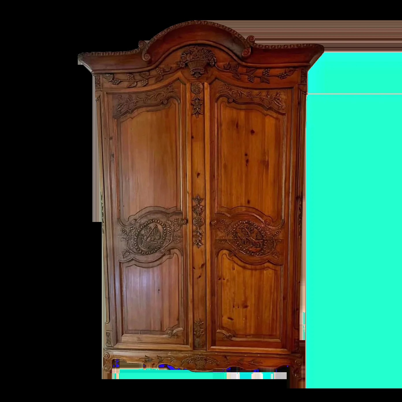 Antique Hand Carved Wardrobe — Furniture — resale