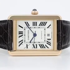 Cartier Tank Solo XL Automatic Rose Gold Silver Dial W5200026 2