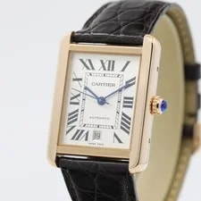 Cartier Tank Solo XL Automatic Rose Gold Silver Dial W5200026 4