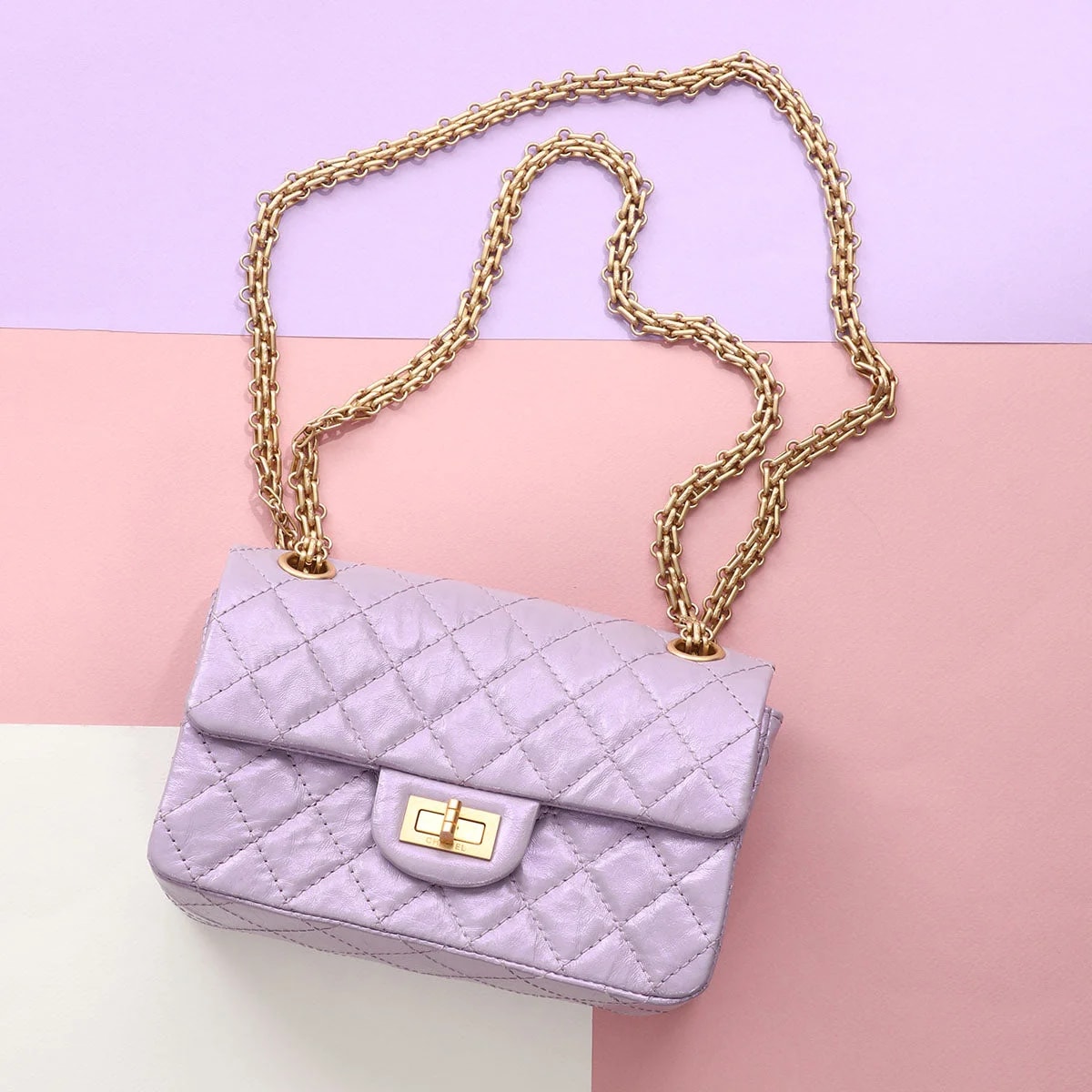 Chanel — Chanel Glittered Aged Reissue — Handbag — resale