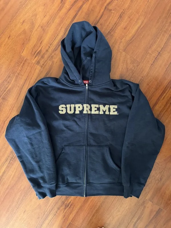 Supreme — Supreme Collegiate Applique’ Zip-up Hoodie F/W 25 — streetwear — resale