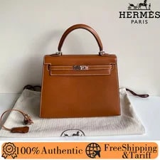 Hermès — Authentic Hermès Kelly 25 Fauve PHW — Handbag — resale