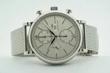 IWC — IWC Portofino Chronograph IW391028 IW 391028 42mm Silver Dial 12/2019 11037U — Watch — resale
