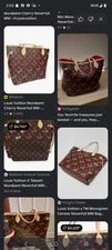 Louis Vuitton Neverfull W/ Removable 2
