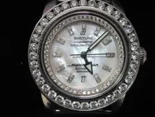 Breitling Superocean Heritage 46 Mm MOP Diamond Dial Bezel Mesh Bracelet A17320 2