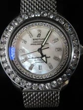 Breitling Superocean Heritage 46 Mm MOP Diamond Dial Bezel Mesh Bracelet A17320 4