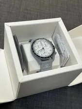 Swatch Moonswatch 1965 Speedmaster Nasa Silver New W/ Box 4