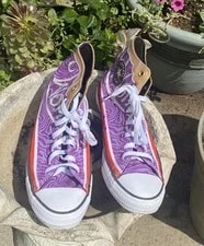 Converse Shoes 10 X Willy Wonka Swirl Chuck Taylor All Star High 3