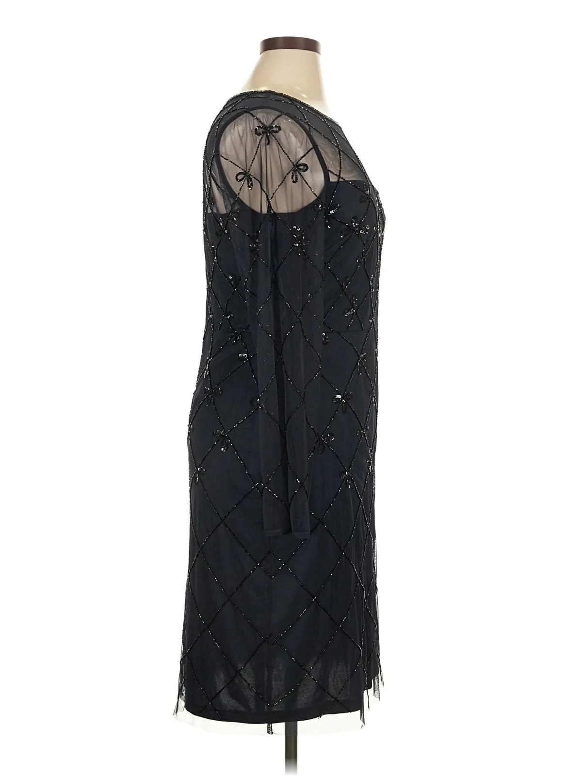 Papell Studio 100% Polyester Cocktail Dress Size 16 3