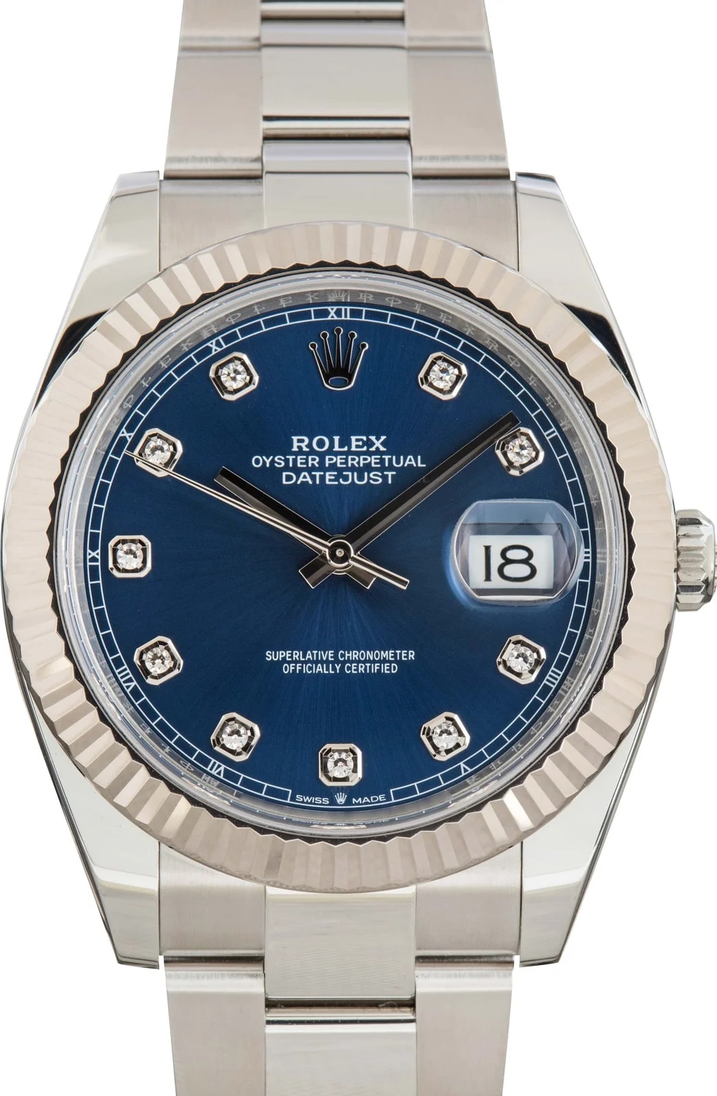 Rolex Datejust 41 Ref 126334 Blue Diamond Dial 2
