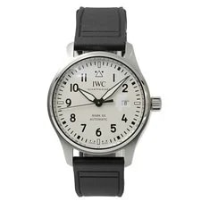 IWC — IWC Mark XX IW328207 40mm Silver Dial Stainless Steel B&P on Rubber — Watch — resale