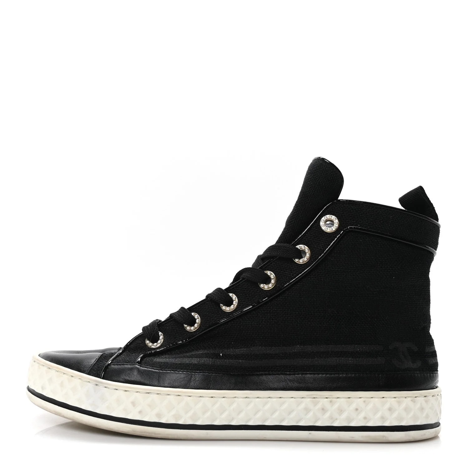 Fabric Lace Up Cap Toe 39.5 2