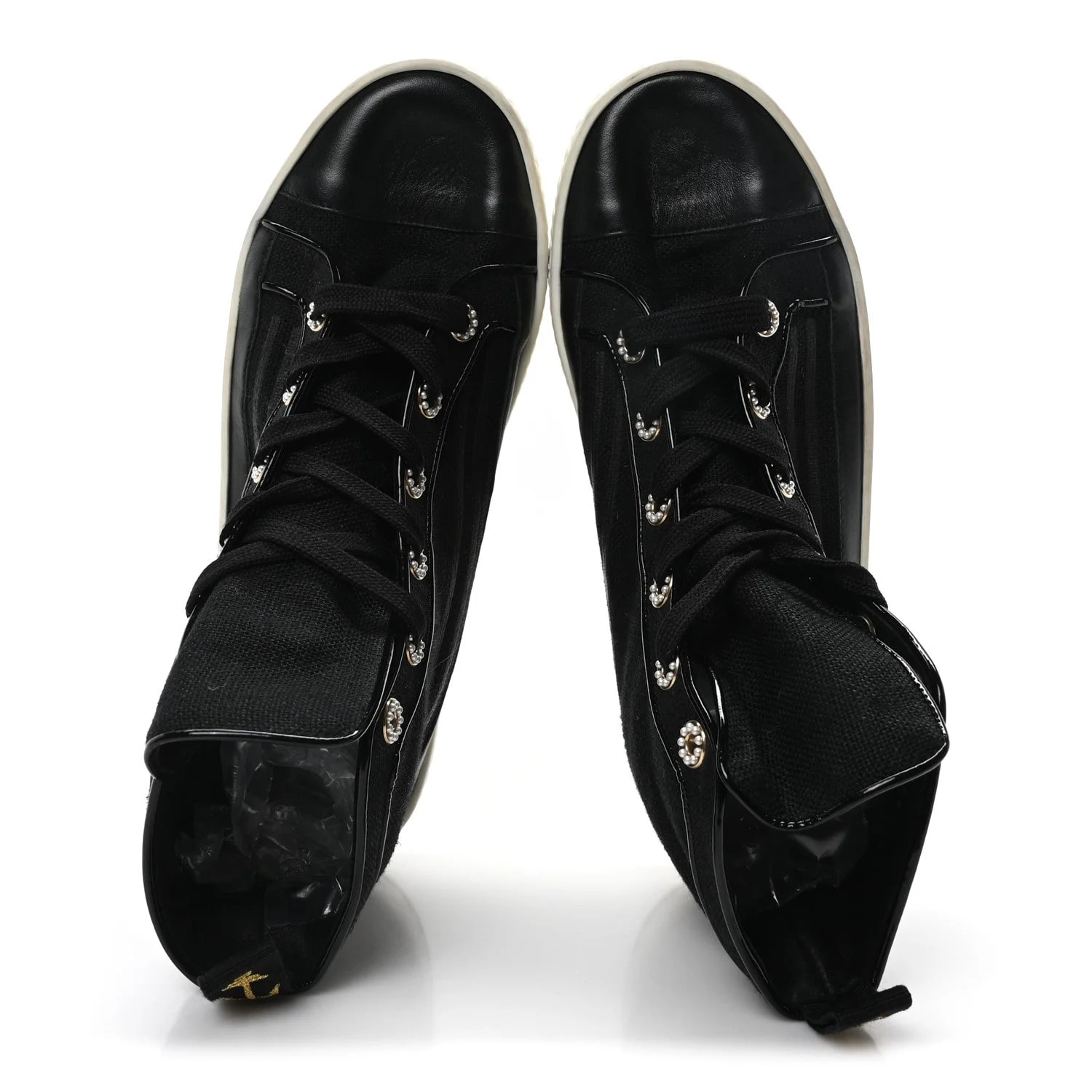 Fabric Lace Up Cap Toe 39.5 3