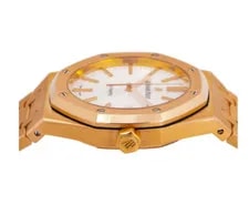 Audemars Piguet Royal Oak Selfwinding 41mm White Dial Rise Gold - 15400OR 4