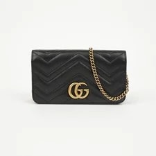 Gucci — Gucci GG Marmont Mini Matelassé Chain 157665747 [P] — Handbag — resale