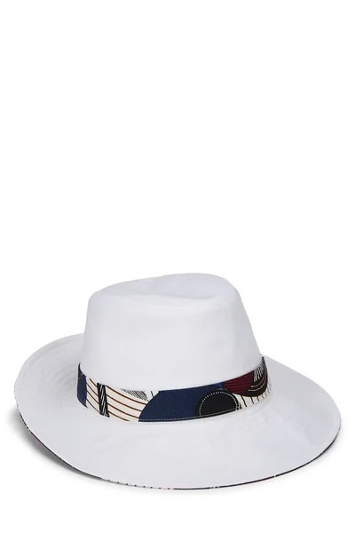 Hermès — Cotton Fedora — Accessory — resale