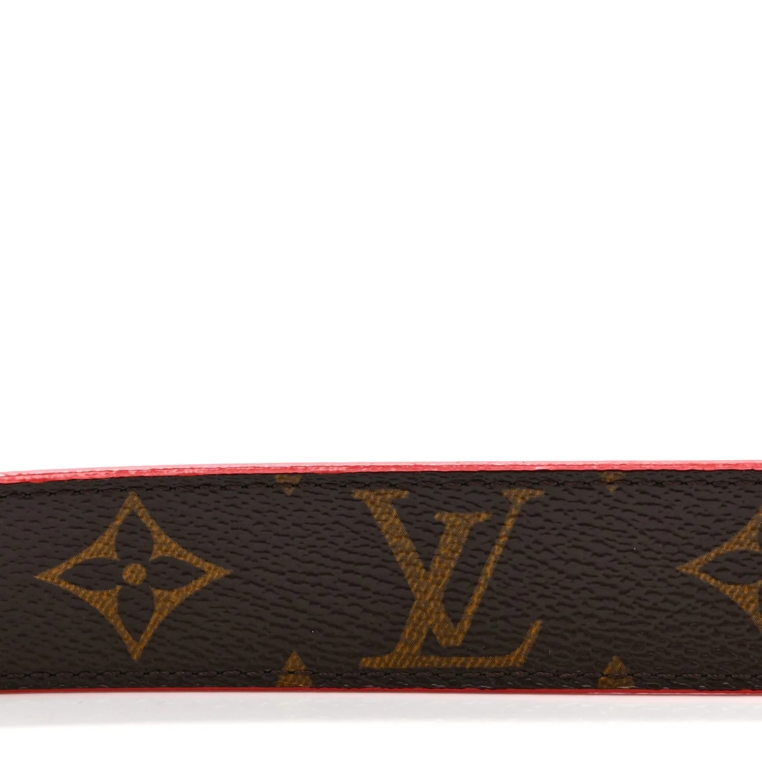 30mm Initiales Reversible Belt 75 30 Coquelicot 3