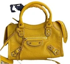 Balenciaga — Authentic Balenciaga Mini City Grain — Handbag — resale