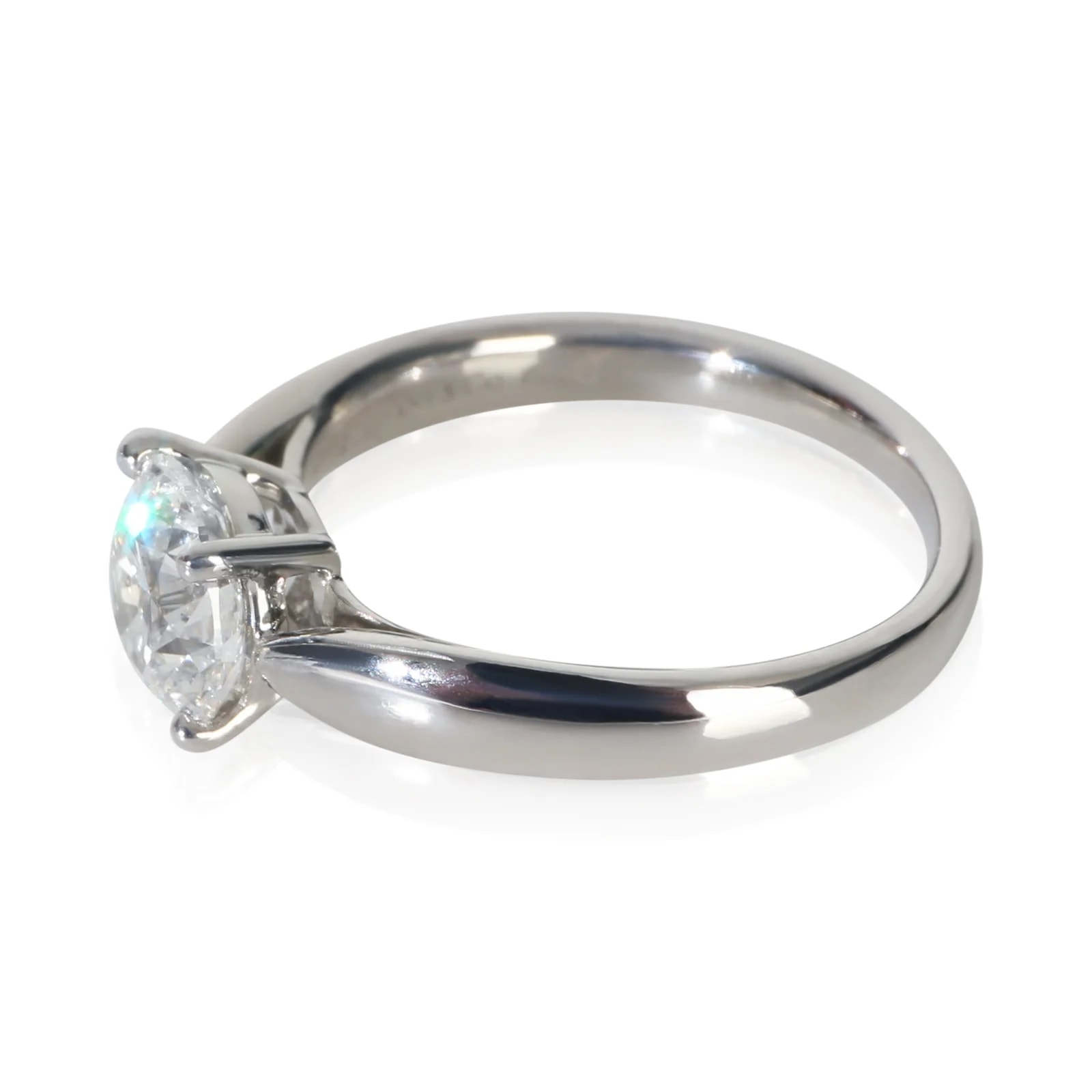 Tiffany & Co. 1.15 Ct Round Brilliant Harmony Engagement Ring 950 2