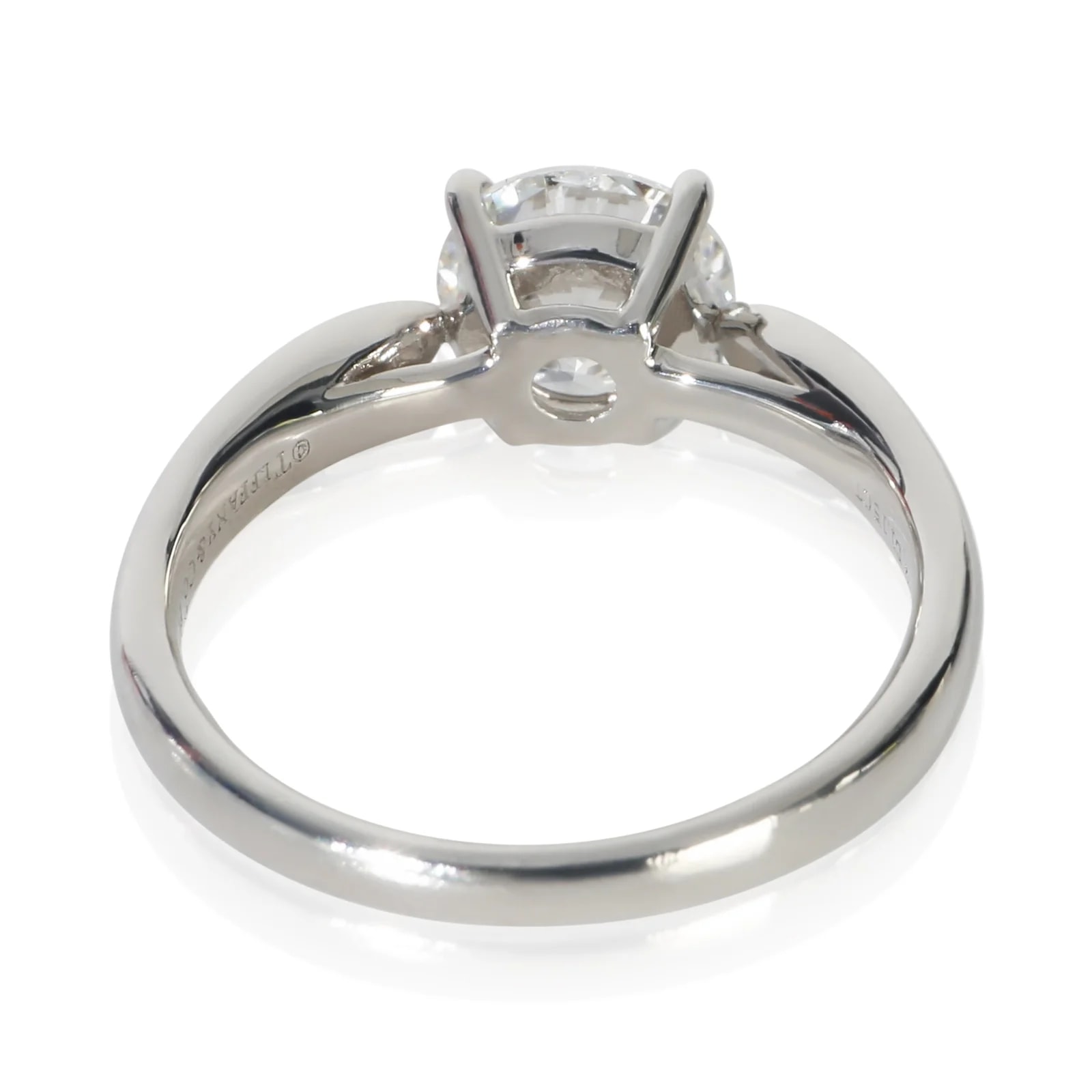 Tiffany & Co. 1.15 Ct Round Brilliant Harmony Engagement Ring 950 3
