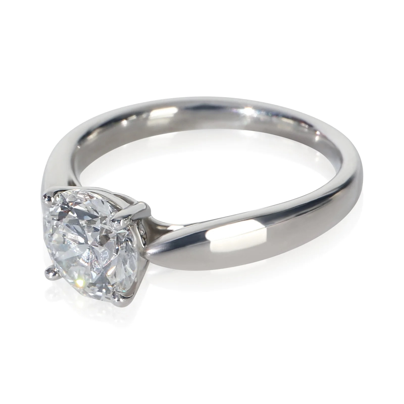Tiffany & Co. 1.15 Ct Round Brilliant Harmony Engagement Ring 950 4