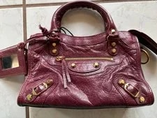 2016 C Tag Prune Balenciaga City Mini 2