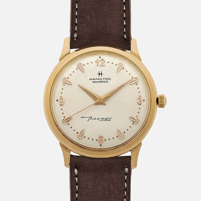 Hamilton — 1960s Hamilton Thin-O-Matic in 14k Yellow Gold — Watch — resale