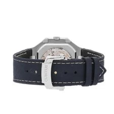 Patek Philippe Cubitus Moonphase Platinum Auto 45mm Blue Dial Strap 5822P-001 4